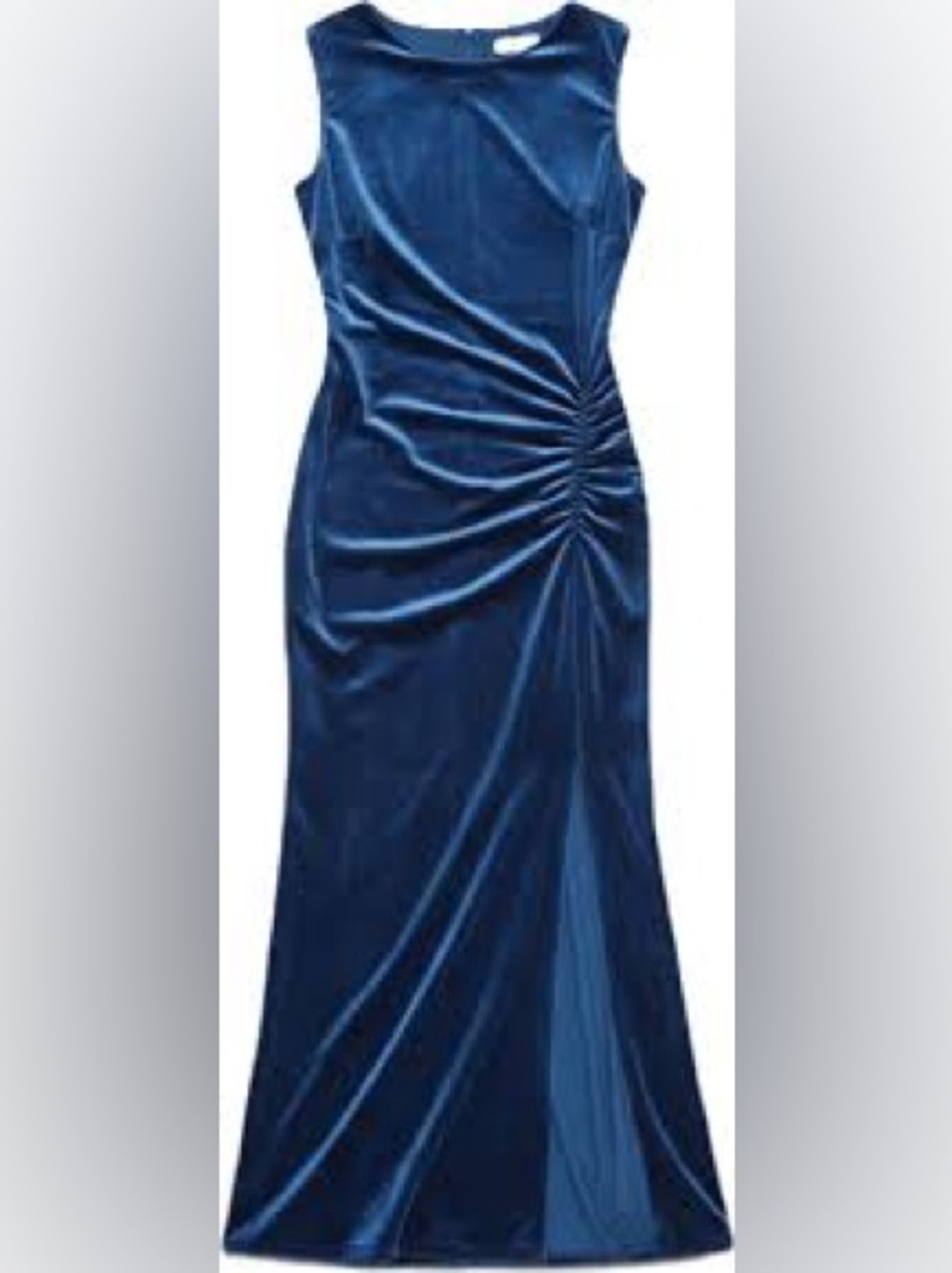 NWOT Taylor Velvet Runched Sheath  Dress